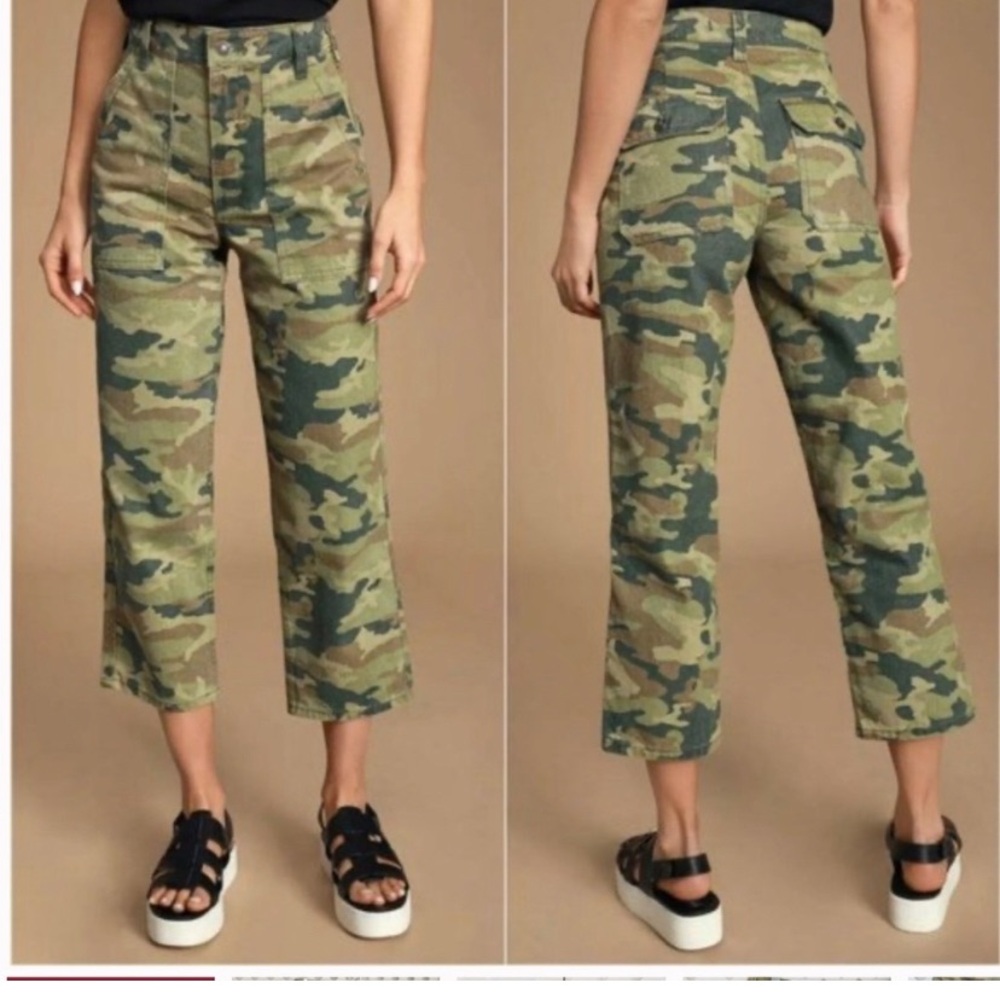 FREE PEOPLE | We the Free Remy High Waisted Camo Pants